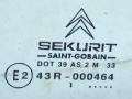 стекло двери задней правой Citroen Xsara 1 поколение [рестайлинг] 2004, 1.6 л., бензин, МКПП, хетчбэк 5 дв., передний привод, 43R-000464, 920485 - фото №2