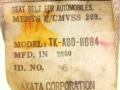 ремень безопасности Mazda MPV LW 2001, TK-AB0-H684 - фото №6