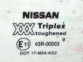 стекло двери задней левой Nissan Primera P11 1999, хетчбэк 5 дв., 43R-00003, 823012F000 - фото №2