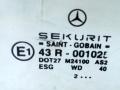 стекло двери передней правой Mercedes-Benz E-Класс W210/S210 [рестайлинг] 2002, 2.2 л., CDTi, OM 611.961, дизель, АКПП, универсал, задний привод, 43R-001025, A2107200218 - фото №2