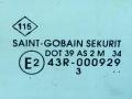 стекло двери передней левой Renault Kangoo 1 поколение 2003, 1.5 л., дизель, 5МКПП, серебристый, фургон, передний привод, 43R-000929, 7701470545 - фото №2