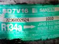 компрессор кондиционера Rover 400 Series 1 поколение 1998, 1.6 л., i, бензин, SD7V16, 7236802624 - фото №5