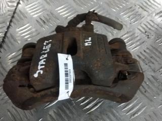 суппорт передний левый Toyota Starlet 3 поколение P70 1988, 1.3 л., karb., бензин, МКПП, красный, хетчбэк 3 дв., передний привод, 4775010060, 4775010061