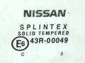 стекло двери задней левой Nissan Primera P12 2002, 43R-00049 - фото №2
