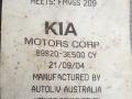 ремень безопасности Kia Sorento 1 поколение 2004, 2.5 л., CRDi, D4CB, дизель, МКПП, серебристый, внедорожник 5 дв., полный подключаемый привод, 89820-3E500CY - фото №5