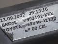 стеклоподъемник электрический задний левый Toyota Corolla 9 поколение (E120/E130) [рестайлинг] 2003, 2.0 л., дизель, МКПП, синий, универсал, передний привод, 69840-02120, BROSE, 993192-XXX - фото №3