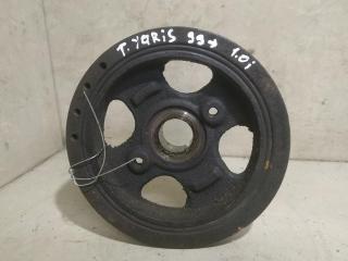 шкив коленвала Toyota Yaris P1 [рестайлинг] 2003, 1.0 л., i, бензин, МКПП