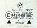 стекло кузовное боковое левое Volkswagen Golf 5 поколение 2008, хетчбэк 3 дв., 43R-001057 - фото №2