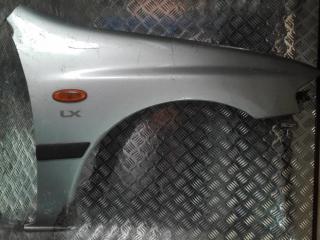 крыло переднее правое Mazda 323 BJ 1998, серый, POKRASKA, KUZOVNOI, REMONT, LYUBOI, SLOZHNOSTI.