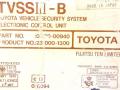 блок управления сигнализацией Toyota Camry 5 поколение XV20 1999, 2.2 л., i, бензин, 237000-1300 - фото №2