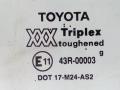 стекло двери передней правой Toyota Carina E 1 поколение T190 1995, 43R-00003 - фото №2