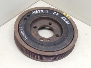 шкив коленвала Hyundai Matrix 1 поколение 2003, 1.5 л., CRDi, дизель