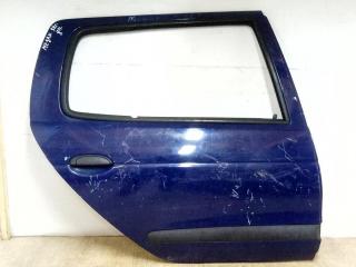 дверь задняя правая Renault Megane 1 поколение 1998, синий, универсал