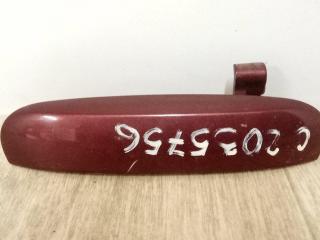 ручка наружная задняя левая Mitsubishi Colt 6 поколение (Z20/Z30) 2005, 1.1 л., 3A91, бензин, МКПП, красный, хетчбэк 5 дв., передний привод, MR959251XB, MR959253BE