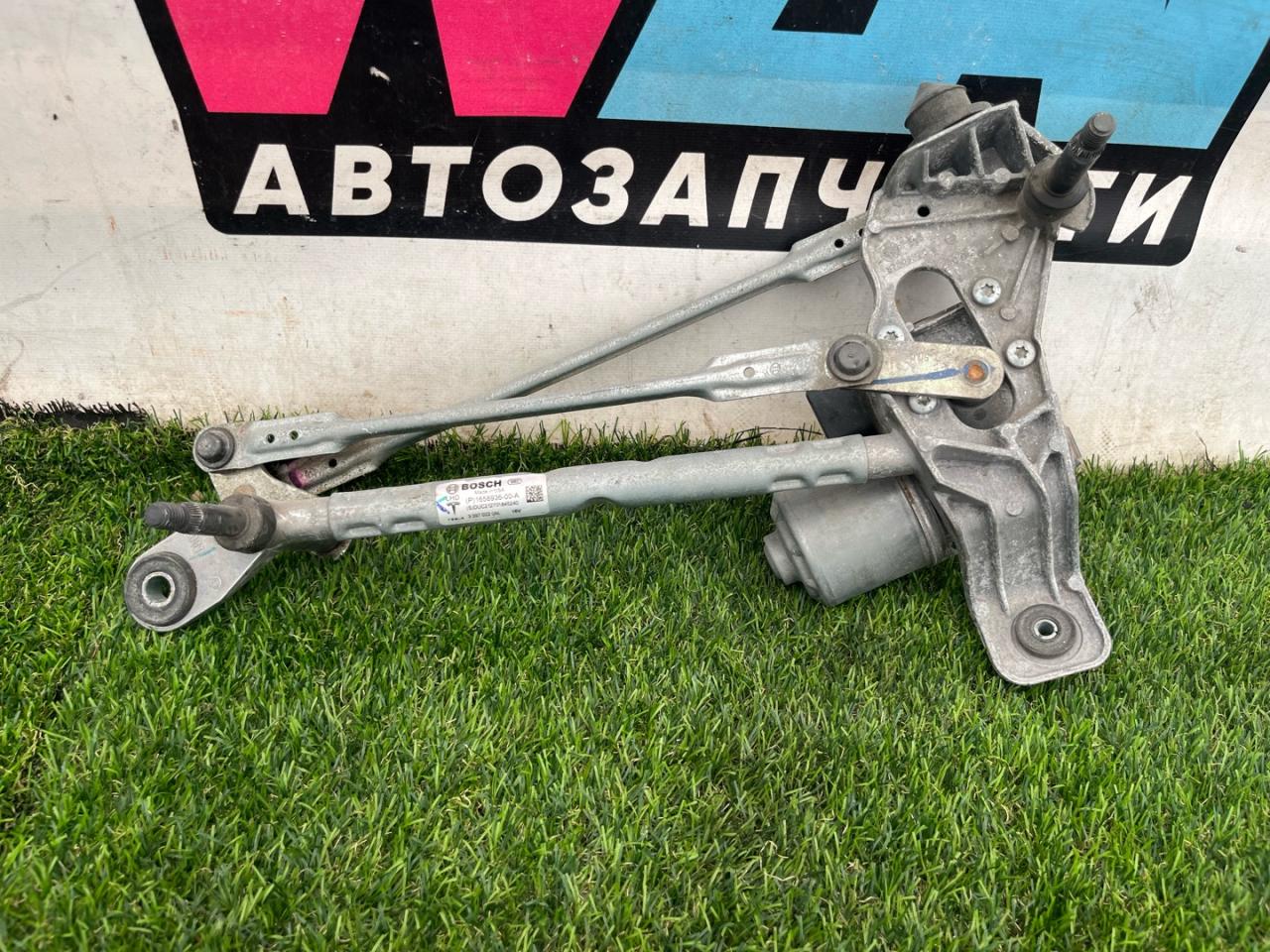 механизм стеклоочистителя (трапеция дворников) Tesla Model Y 1 поколение 2022, электро, белый, 1658936-00-A - фото №1