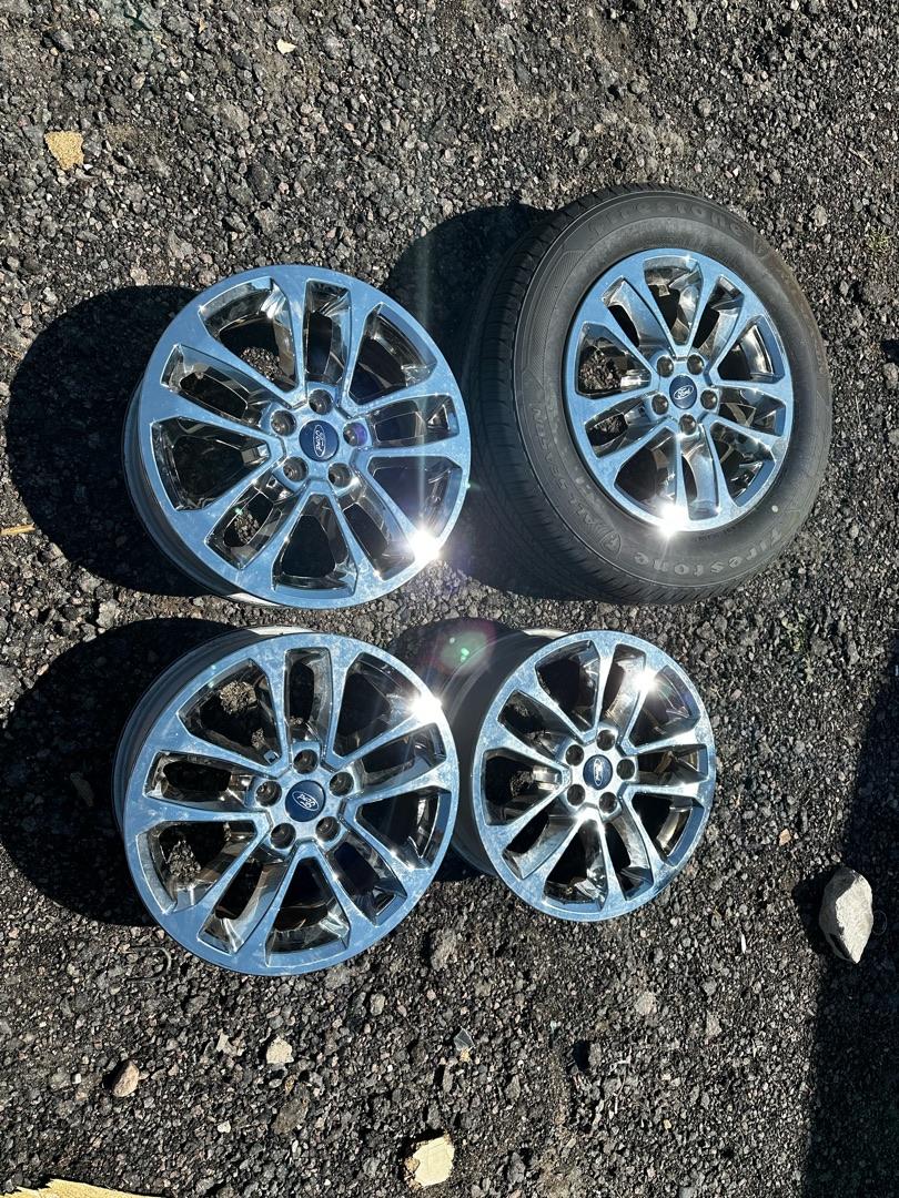 диск литой Ford Escape 4 поколение CX482 2020, 1.5 л., бензин, АКПП, синий, внедорожник 5 дв., полный привод - фото №1