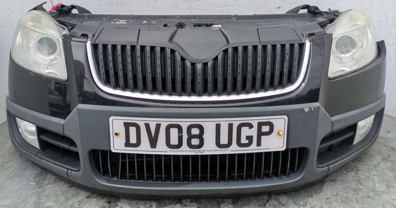 передняя часть (ноускат) Skoda Roomster 1 поколение 2009, 1.9 л., BSW, дизель, 5МКПП, фургон - фото №1