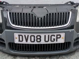передняя часть (ноускат) Skoda Roomster 1 поколение 2009, 1.9 л., BSW, дизель, 5МКПП, фургон
