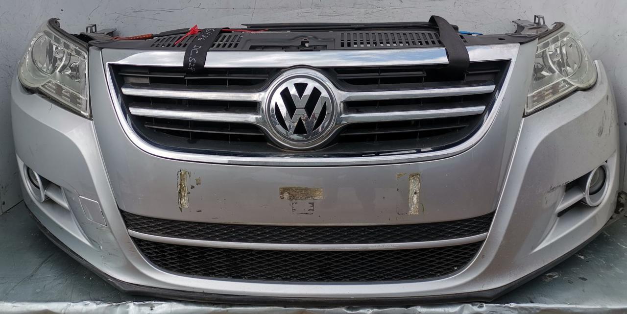 передняя часть (ноускат) Volkswagen Tiguan 1 поколение 2009, 2.0 л., CBAA, дизель, 6МКПП, внедорожник 5 дв. - фото №1