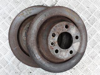 диск тормозной задний Volkswagen Touareg 1 поколение 2005, 2.5 л., дизель, МКПП