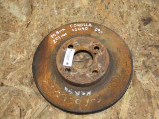 диск тормозной передний Toyota Corolla Verso 1 поколение E121 (2001 - 2004), 2.0 л., дизель