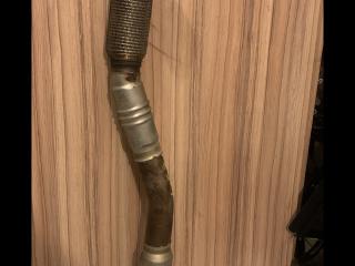 труба приемная глушителя Chevrolet Equinox 3 поколение 2018, 1.5 л., бензин, АКПП, черный