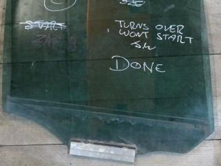 стекло двери задней правой Opel Zafira 2 поколение (B) 2006