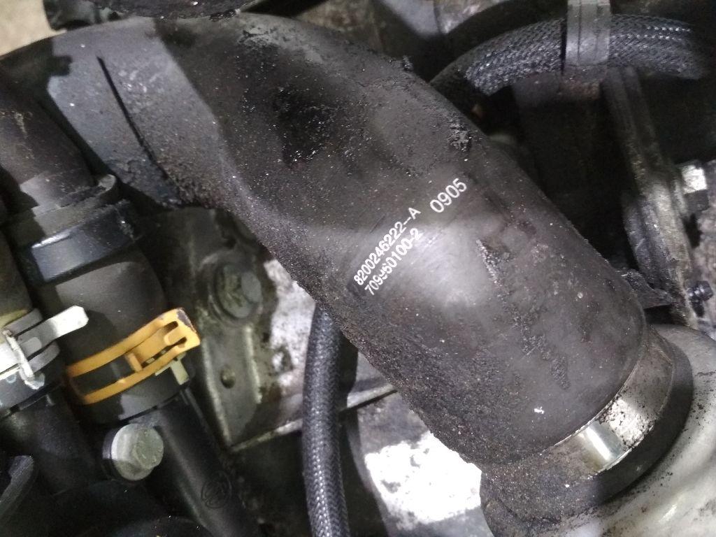 патрубок интеркулера Renault Megane 2 поколение 2005, 1.9 л., дизель, МКПП, 8200246222 - фото №1