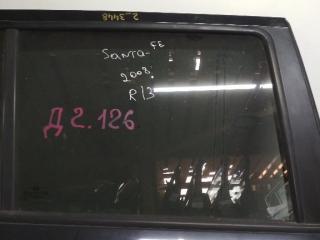 стекло двери задней правой Hyundai Santa Fe 2 поколение (CM) 2008, 43R000385