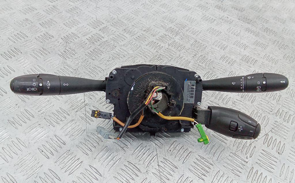 переключатель подрулевой (стрекоза) Peugeot 207 1 поколение 2006, 96630732XT - фото №1