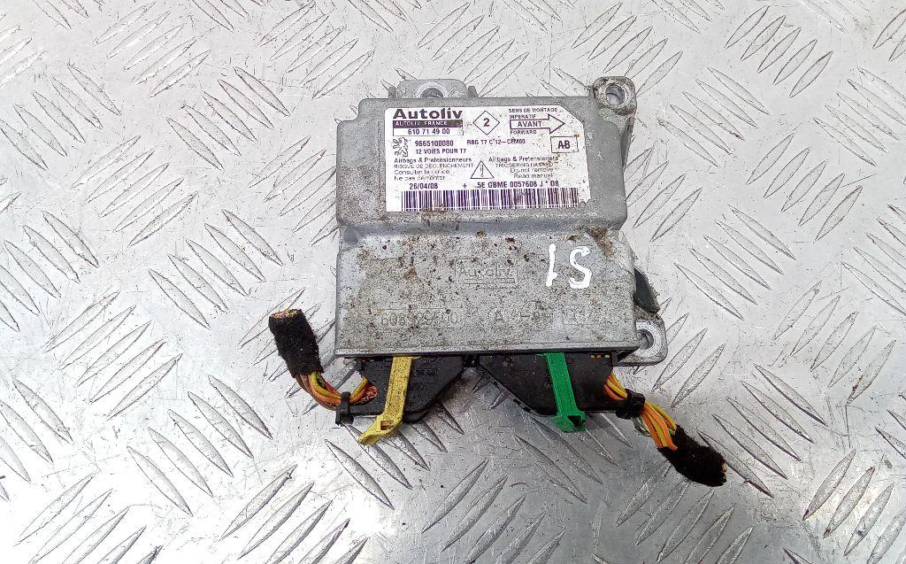 блок AirBag Peugeot 308 T7 2008, 9665100080 - фото №1