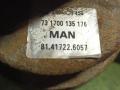пневмоподушка подвески кабины MAN TGA 1 поколение 2003, 12.0 л., D 2866 LF28, дизель, МКПП, 81417226057, W02M588046 - фото №4