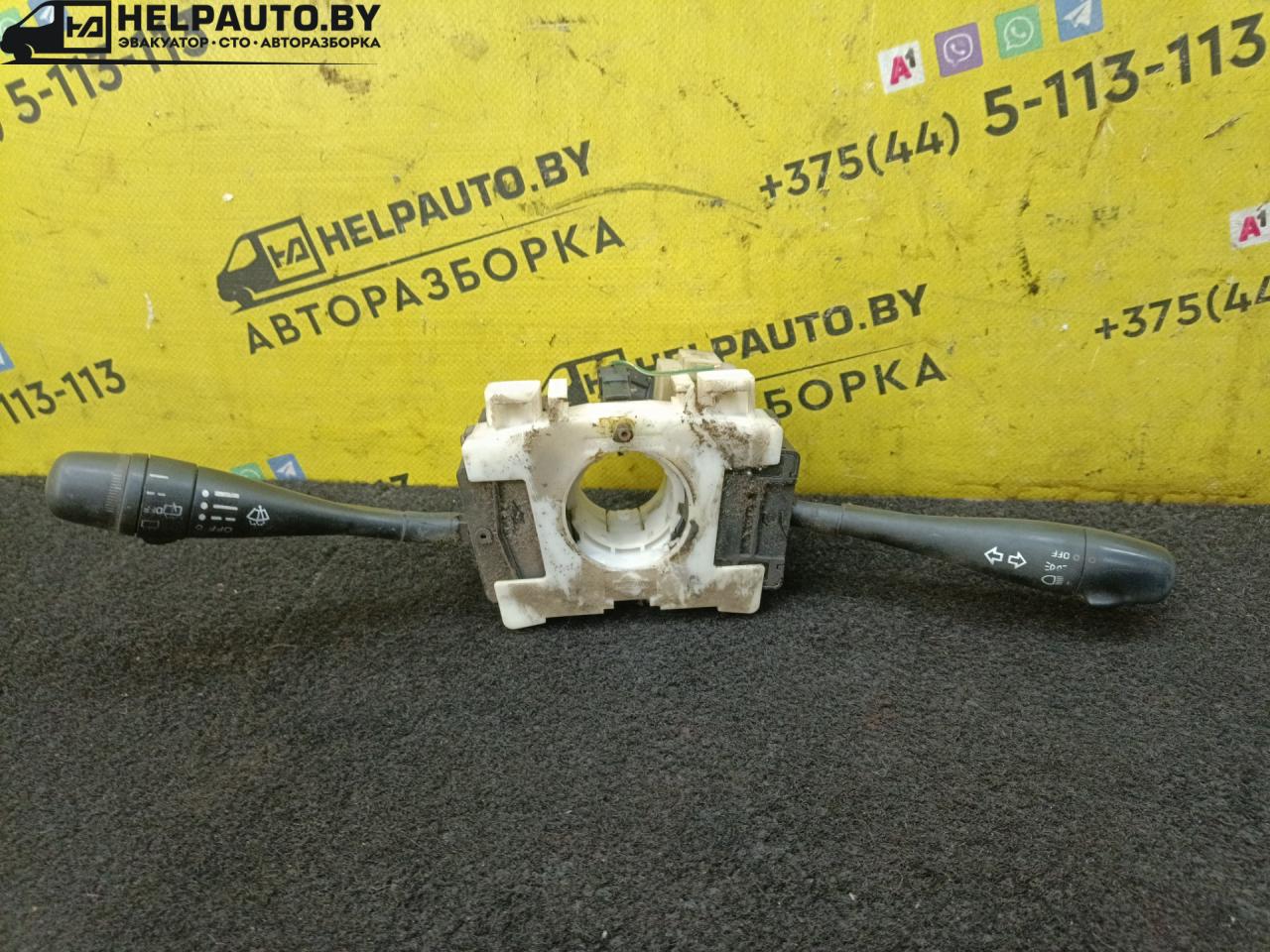 переключатель подрулевой (стрекоза) Nissan Primera P10 1994, 1.6 л., i, бензин, МКПП, седан, передний привод - фото №1