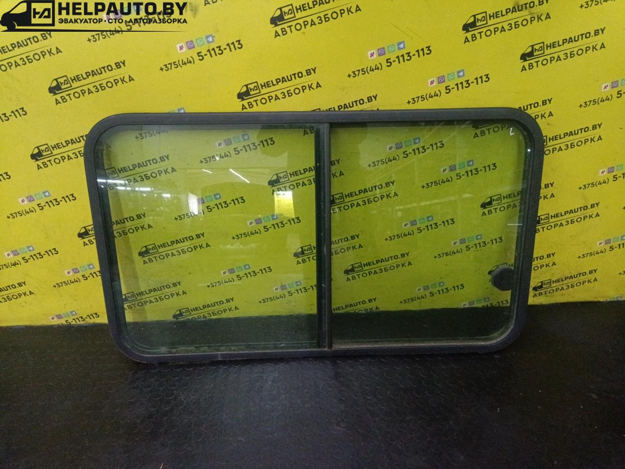стекло кузовное боковое левое Peugeot Boxer 1 поколение 1999, 1.9 л., TDi, DHX (XUD9TE), дизель, МКПП, бордовый, микроавтобус, передний привод - фото №1