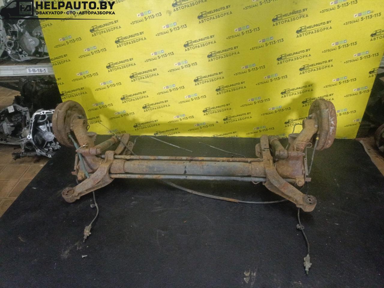 балка подвески задняя Citroen Berlingo 1 поколение (M49) 2001, 1.4 л., бензин, МКПП, синий, минивэн - фото №1