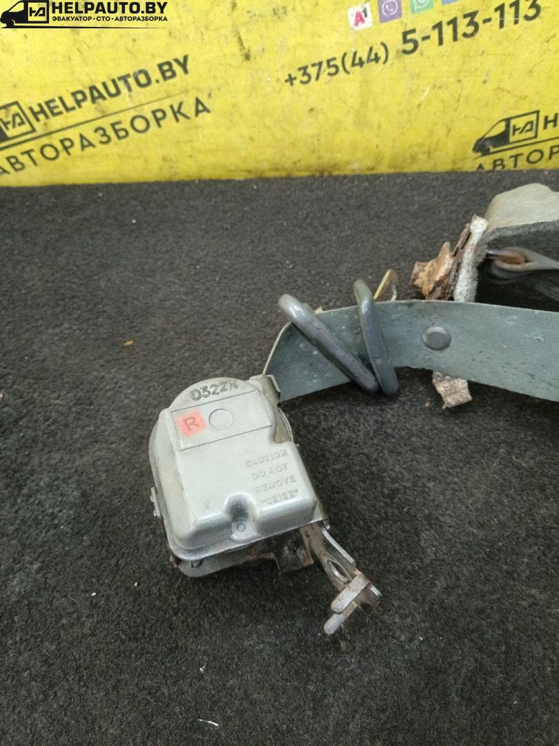 ремень безопасности SsangYong Musso 1 поколение 1997, 2.9 л., MB-OM 662, дизель, АКПП, зеленый, внедорожник 5 дв., CAUTION, C2122, DONOT, REMOVE, 0322R - фото №1