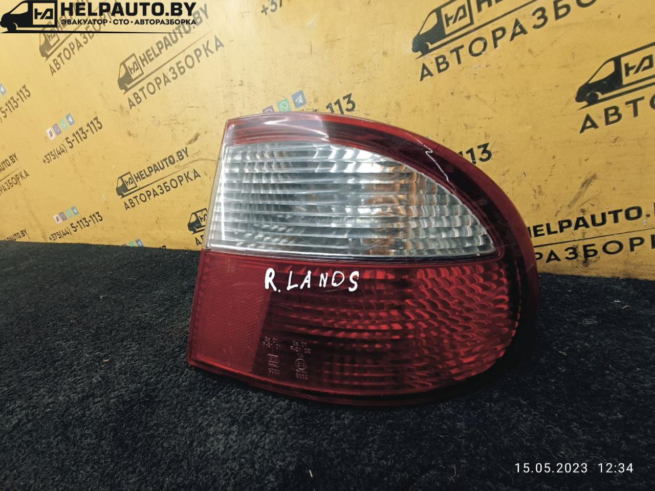 фонарь задний правый Daewoo Lanos T100 1997, 1.5 л., бензин, МКПП, белый, седан, передний привод - фото №1