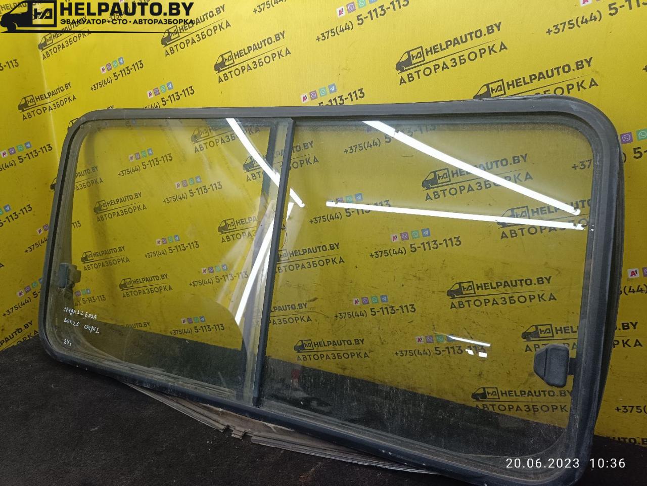стекло кузовное боковое левое Peugeot Boxer 1 поколение 1999, 2.5 л., дизель, МКПП, белый, микроавтобус - фото №1