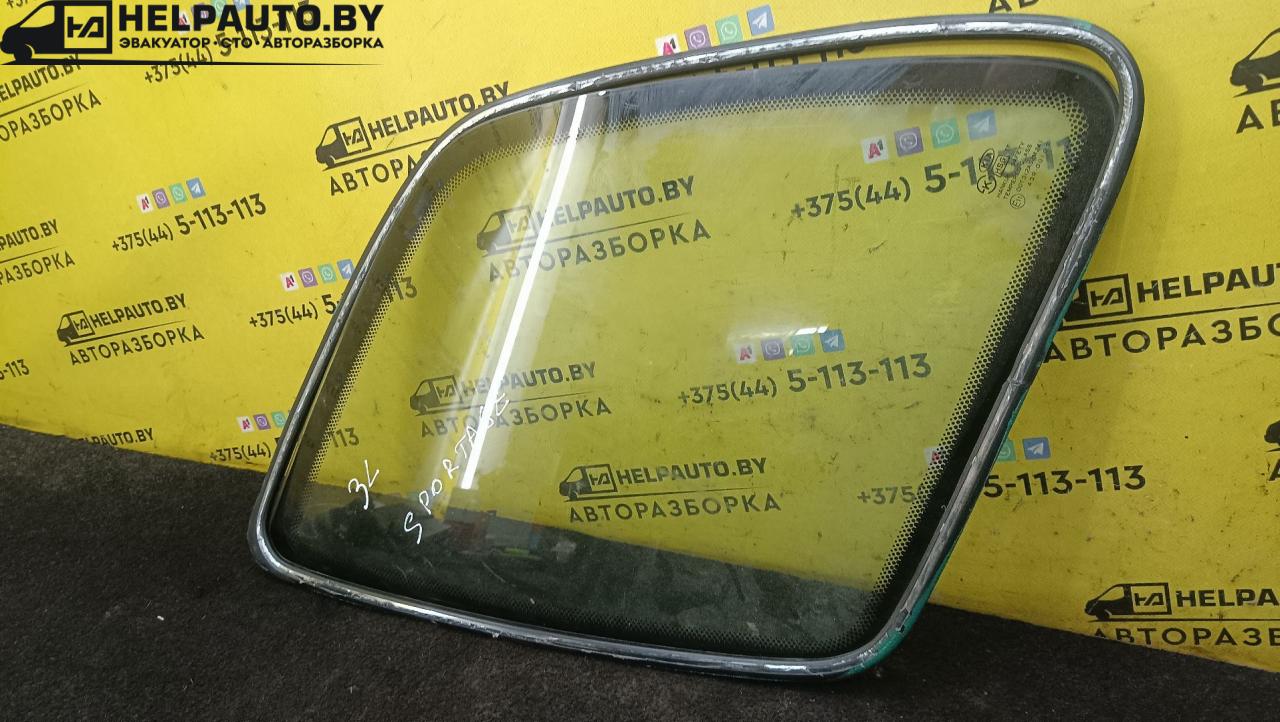 стекло кузовное боковое левое Kia Sportage 1 поколение 2001, 2.0 л., FE (16V), бензин, 5МКПП, зеленый, внедорожник 5 дв. - фото №1