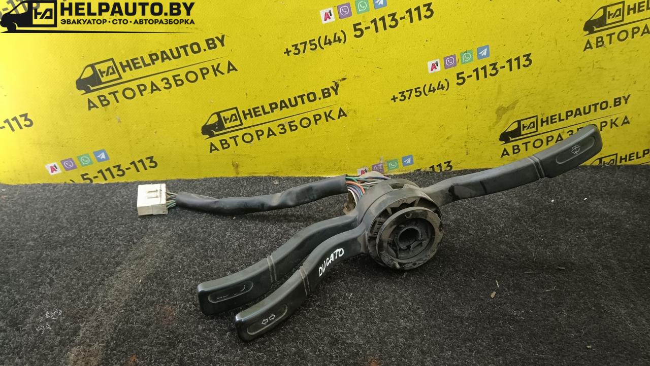 переключатель подрулевой (стрекоза) Fiat Ducato 2 поколение 2001, 2.8 л., дизель, МКПП, красный, микроавтобус, передний привод - фото №1