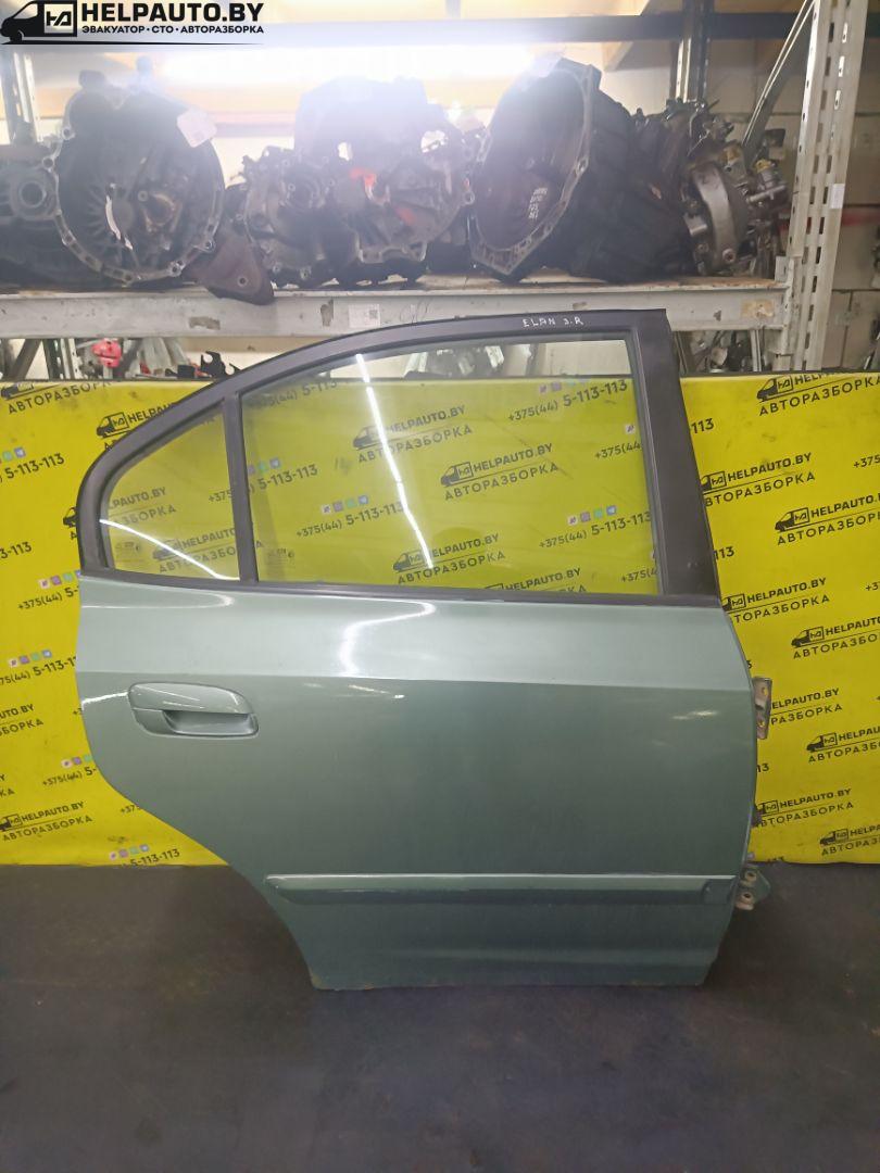 дверь задняя правая Hyundai Elantra XD HD 2002, 2.0 л., G4GC, бензин, АКПП, серый, седан, передний привод - фото №1