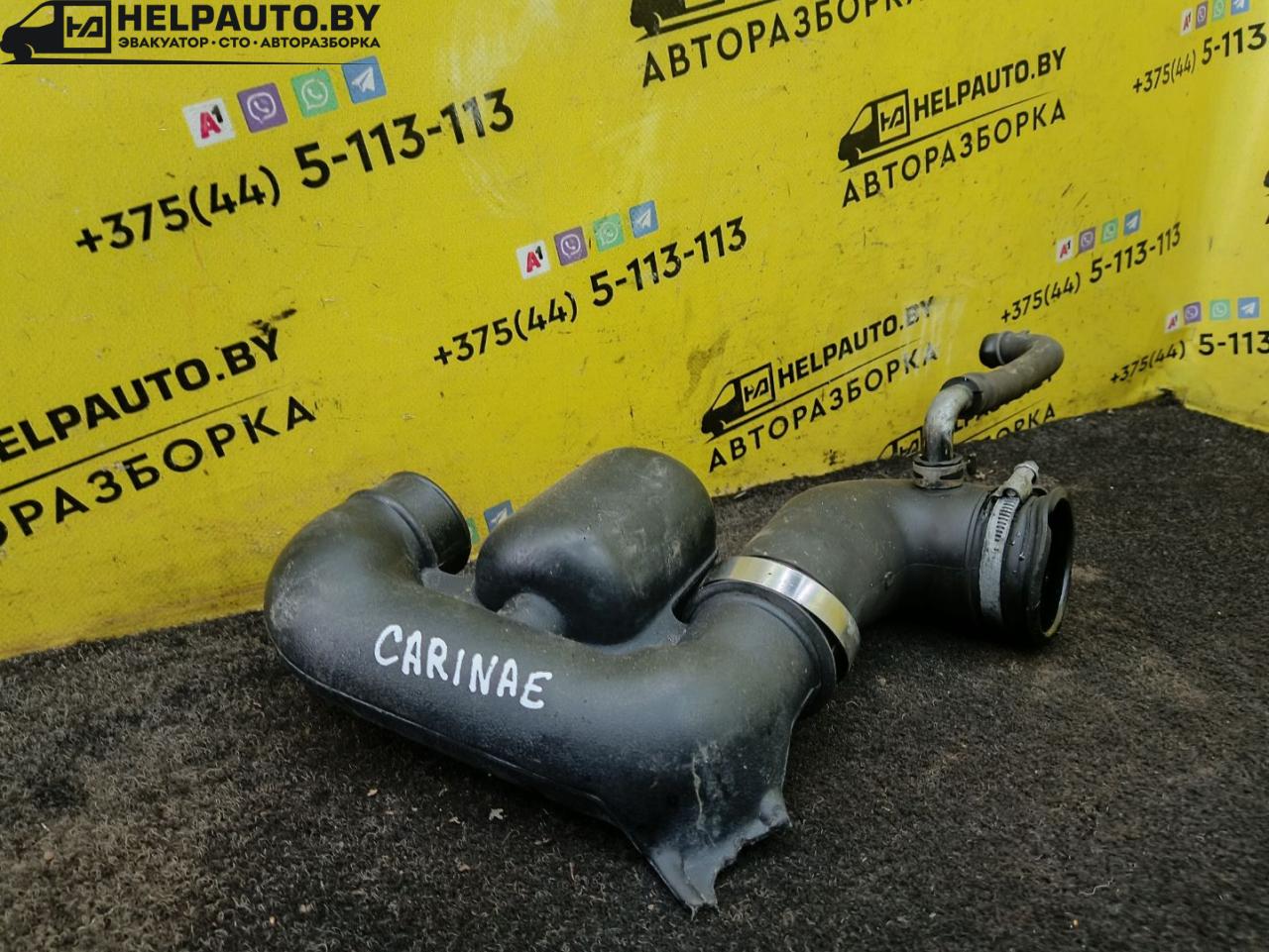 патрубок воздушного фильтра Toyota Carina E 1 поколение T190 1995, 2.0 л., 2C, дизель, МКПП, бордовый, хетчбэк 5 дв., передний привод - фото №1