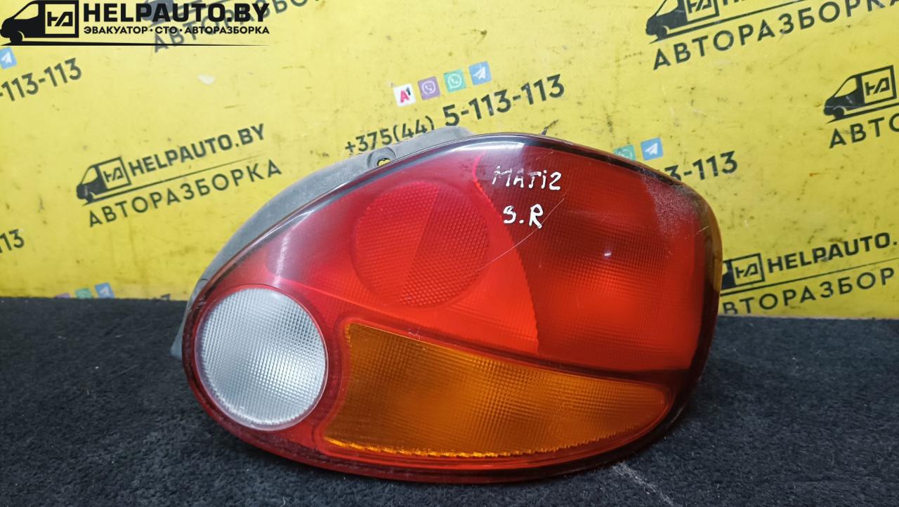 фонарь задний правый Daewoo Matiz M100 1999, 0.8 л., бензин, МКПП, серебристый, хетчбэк 5 дв., передний привод - фото №1