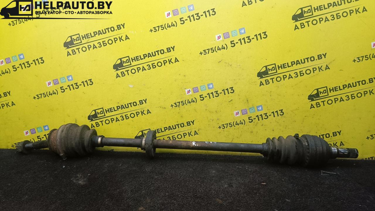 полуось передняя правая (приводной вал, ШРУС) Daewoo Nexia 1 поколение 2000, 1.5 л., G15MF, бензин, МКПП, красныц, хетчбэк 5 дв., передний привод - фото №1