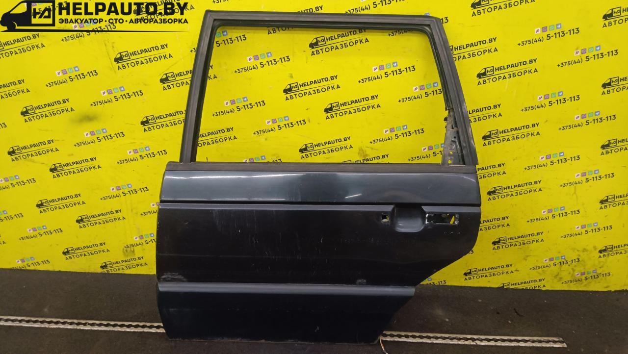 дверь задняя левая Volkswagen Passat B3 1993, 1.9 л., AAZ, дизель, 5МКПП, черный, универсал, передний привод - фото №1