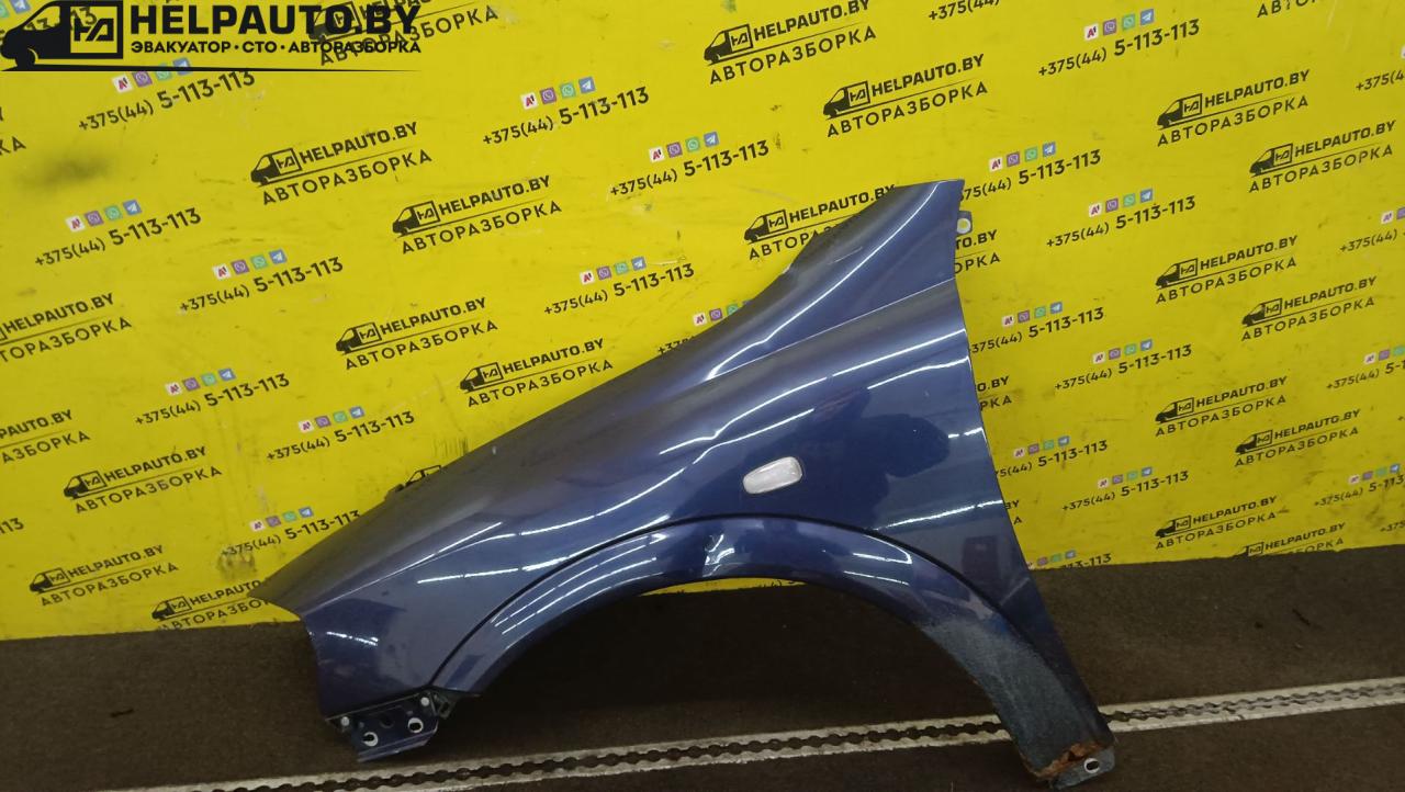 крыло переднее левое Opel Astra G 2002, 1.6 л., X 16 XEL, бензин, 5МКПП, синий, универсал, передний привод - фото №1