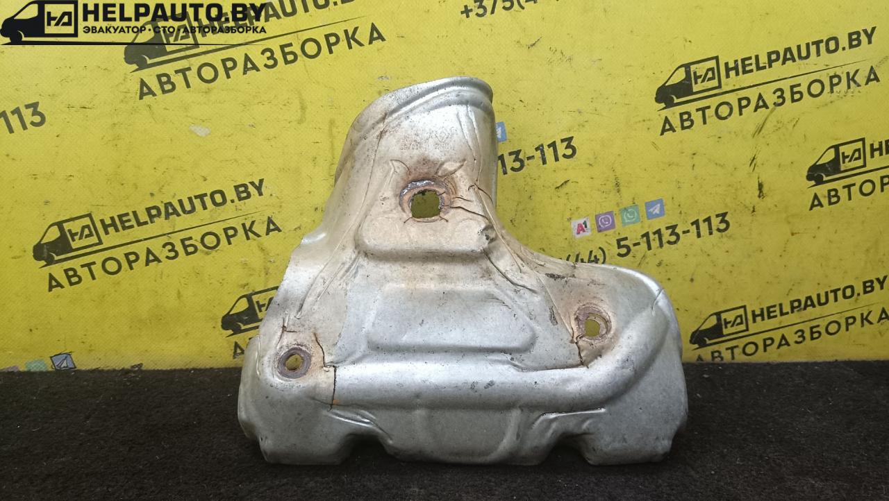 тепловой экран глушителя Renault Scenic 1 поколение 1998, 1.6 л., K7M 702, бензин, 5МКПП, серый, передний привод - фото №1