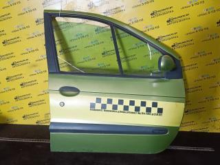 замок двери передней правой Renault Scenic 1 поколение [рестайлинг] 2000, 1.6 л., бензин, МКПП, зеленый, минивэн, передний привод