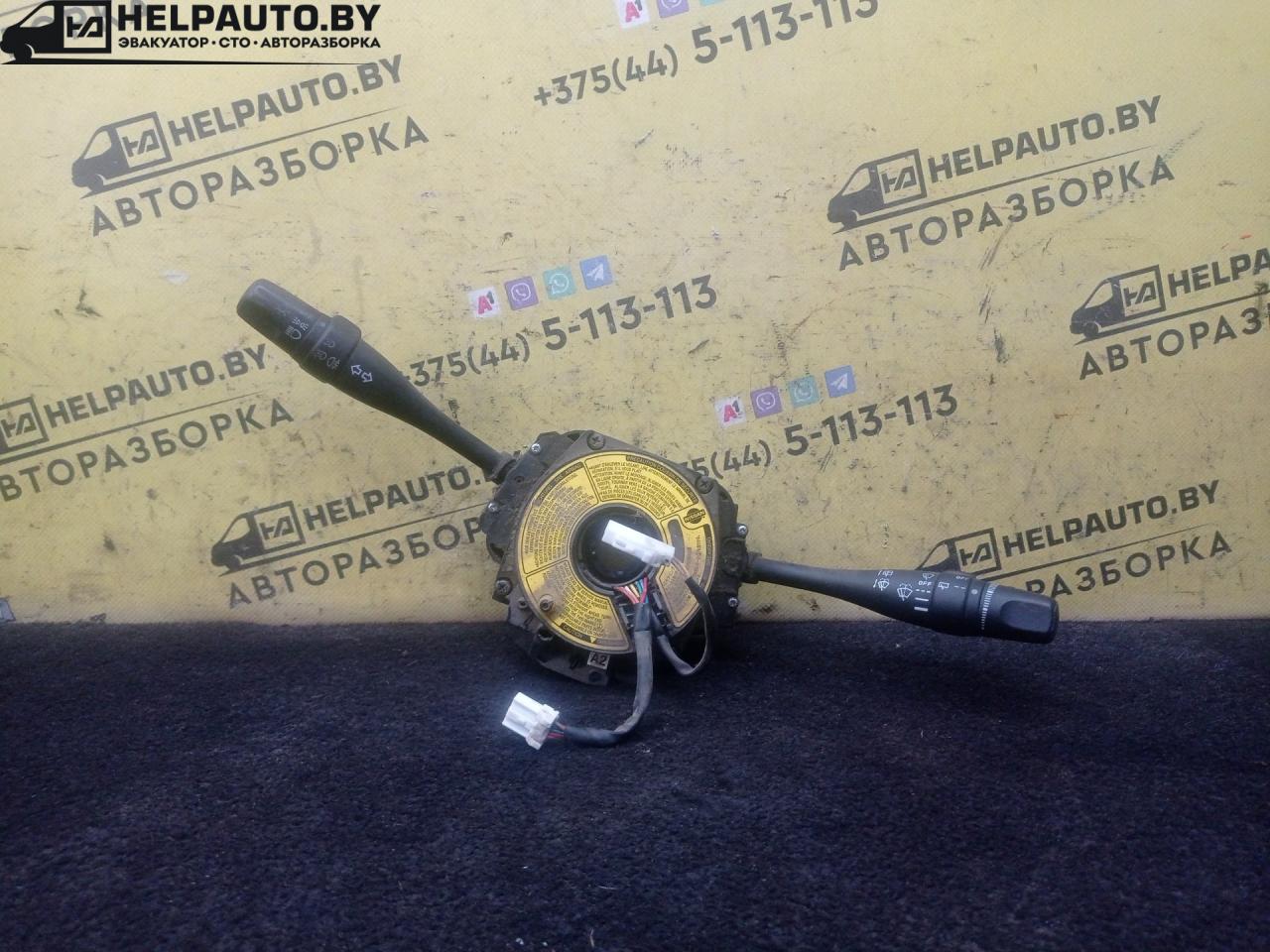 переключатель подрулевой (стрекоза) Nissan Almera Tino V10 2001, 1.8 л., QG18DE, бензин, 5МКПП, зеленый, минивэн - фото №1