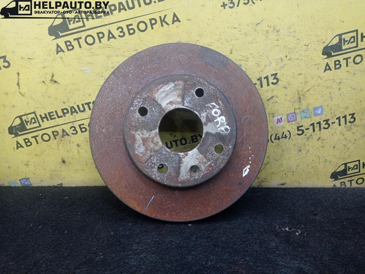 диск тормозной передний Chery Fora 1 поколение 2009, 2.0 л., SQR484F, бензин, 5МКПП, черный, передний привод - фото №1